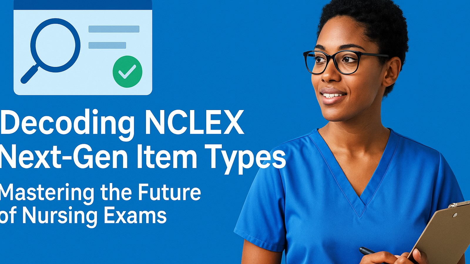 Decoding NCLEX Next Gen Item Types: Mastering the Future of Nursing Exams