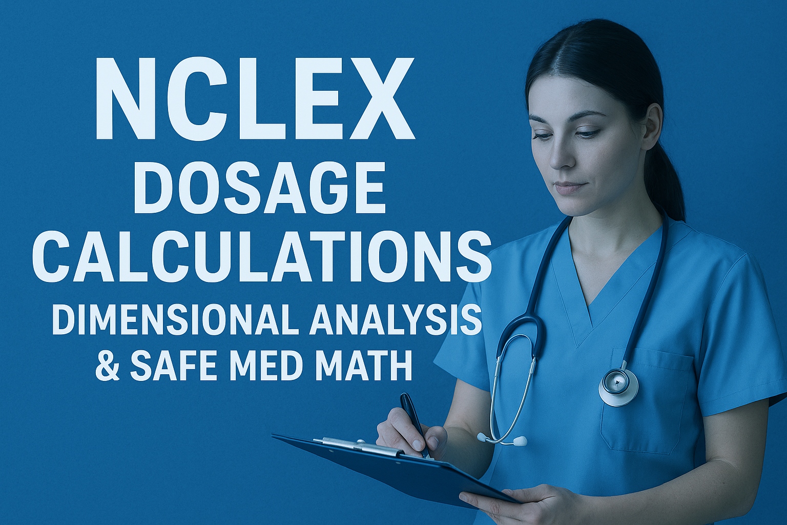 NCLEX Dosage Calculations: Dimensional Analysis & Safe Med Math